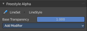 Freestyle Alpha panel