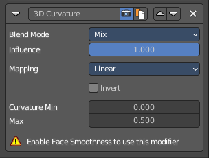 Curvature 3D