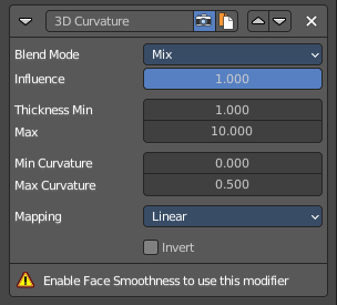 Curvature 3D