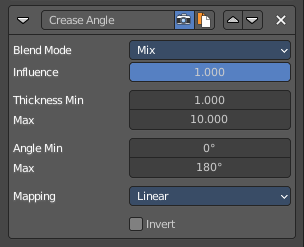 Crease Angle