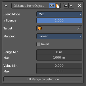 Distance from Object