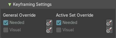 Keyframe Settings