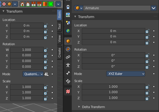 Transform Panel