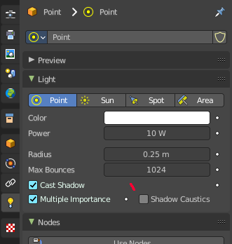 Cast Shadow Caustics