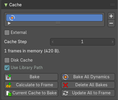 Cache Panel