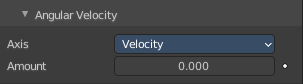 Angular Velocity
