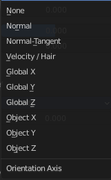 Orientation Axis