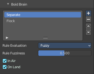 Boid Brain subpanel