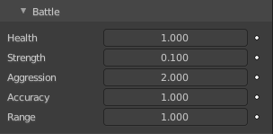 Battle subpanel