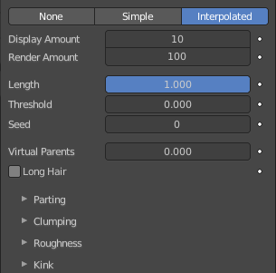 Children panel - Type Interpolated