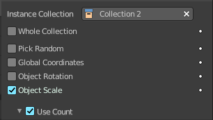 Collection Sub tab
