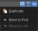 Header menu