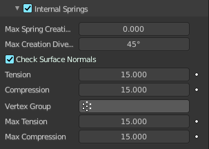 Internal Springs sub subpanel