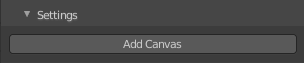 Canvas - Settings subpanel