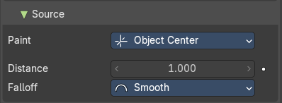 Paint source Object Center