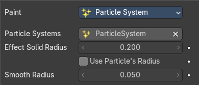 Paint source Particle System