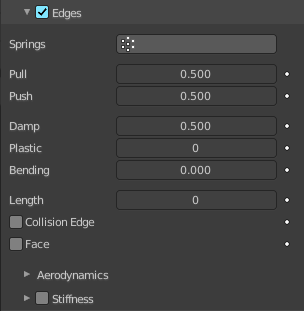 Edges subpanel