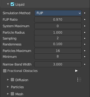 Type Domain - Liquid subpanel