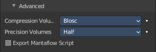 Export Mantaflow Script