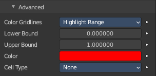 Color Gridlines