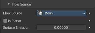 Flow - Settings subpanel - Flow Source