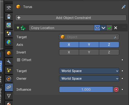 Object Constraints