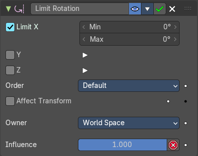Limit Rotation