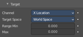 Target subpanel