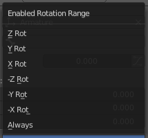 Rotation Range