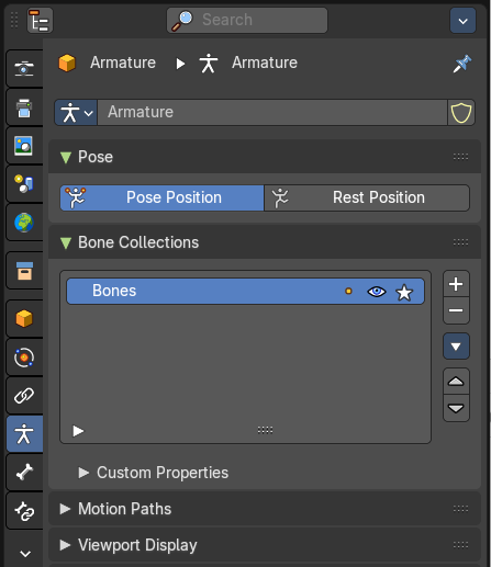 Properties Editor - Object Data Tab