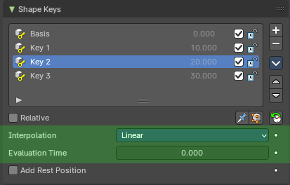 Relative Unticked Options