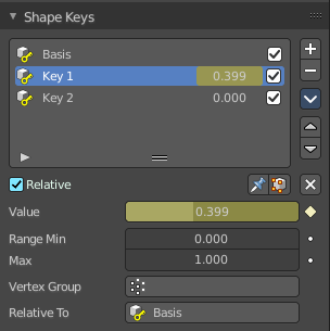 Active Shape Key Index