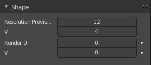 Resolution Viewport U / V