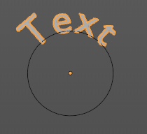 Text on Curve