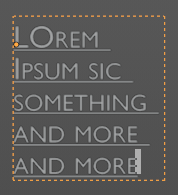 Text Boxes panel