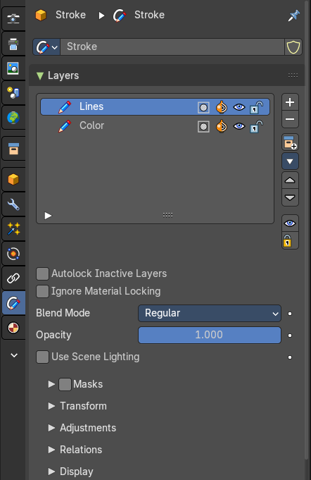 Layers panel
