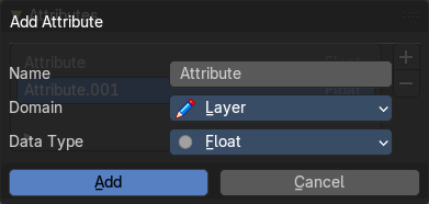 Add Attribute +