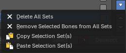 Selection Set specials