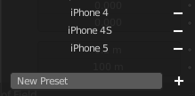 Presets
