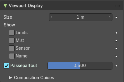 Viewport Display panel