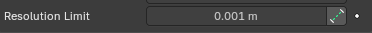 Resolution Limit