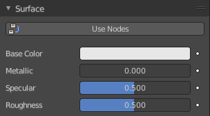 Use Nodes unticked with Eevee