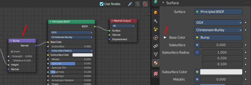 Use Nodes ticked