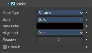 Mode Type Dots + Squares