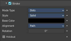 Mode Type Dots + Squares