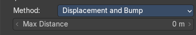Displacement and Bump