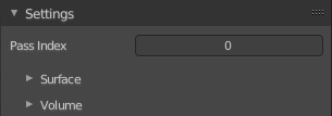 Settings Panel - Cycles renderer