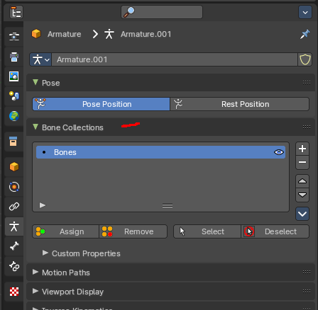 Bone Collections subpanel