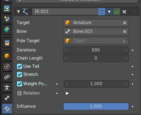 Adding a bone as an IK handler