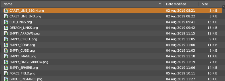 Vertical List